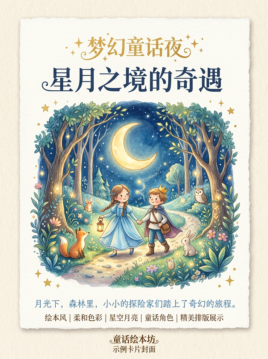 梦幻童话绘本风