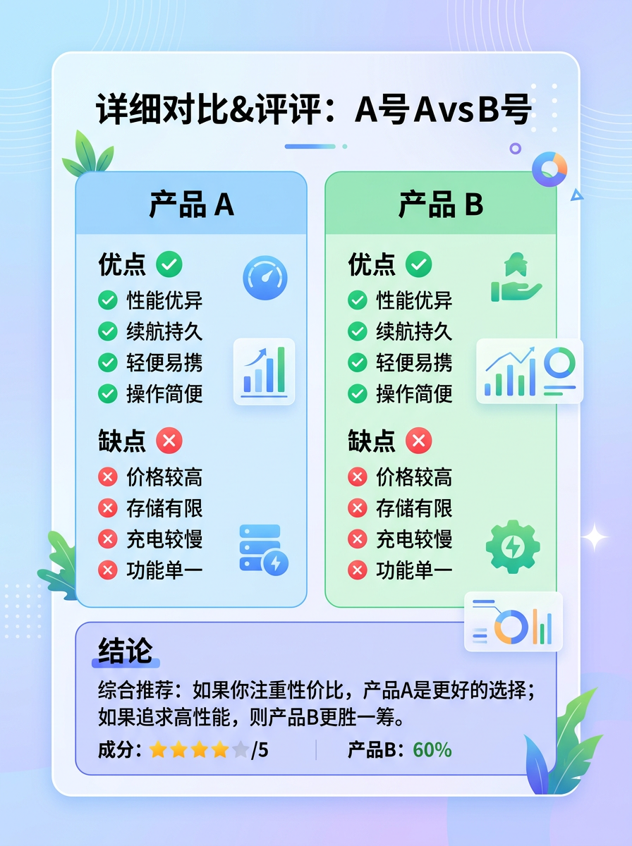 对比评测卡