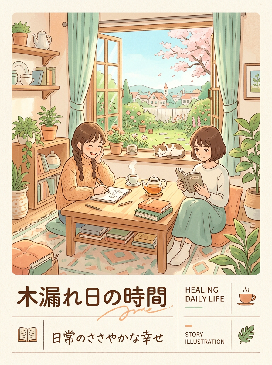 日系治愈动画风