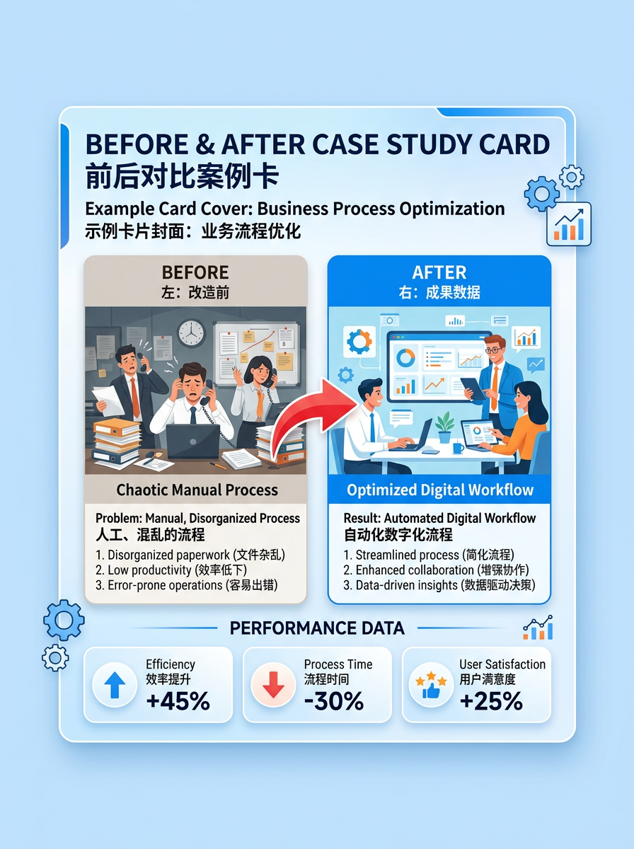 前后对比案例卡